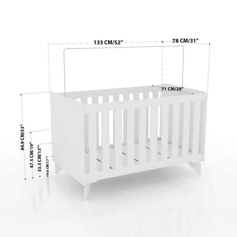 Cuna Convertible Blanca