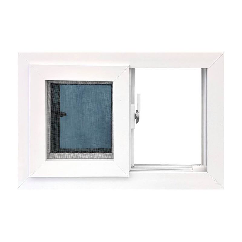 Ventana Corrediza PVC Blanca con Mosquitero y Vidrio Low E