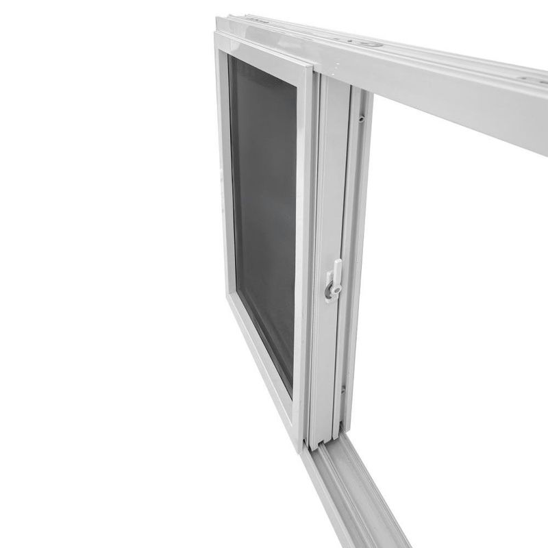 Ventana Corrediza PVC Blanca con Mosquitero y Vidrio Low E