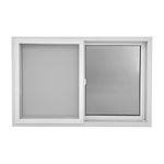 Ventana Corrediza PVC Blanca con Mosquitero y Vidrio Low E