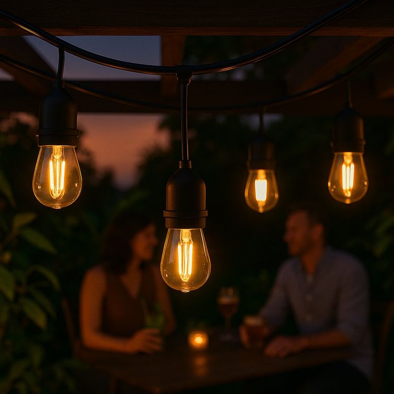 Serie de Luces LED Vintage para Exterior