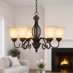 Lampara-Colgante-de-5-Luces-Cafe-60-W