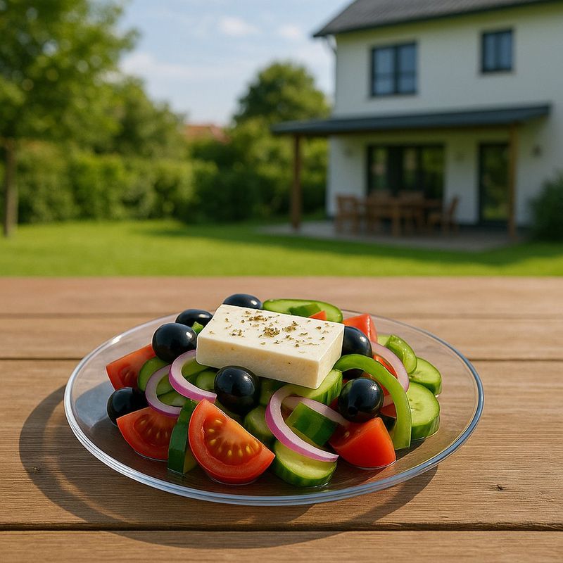 Plato Naturali para Postre de Vidrio Templado 8.4 Plg