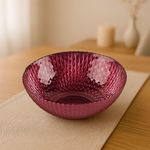 Bowl de Vidrio Morado de 15 Cm