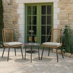 Set de 3 Mesa y Sillas Bistro Kathy Café