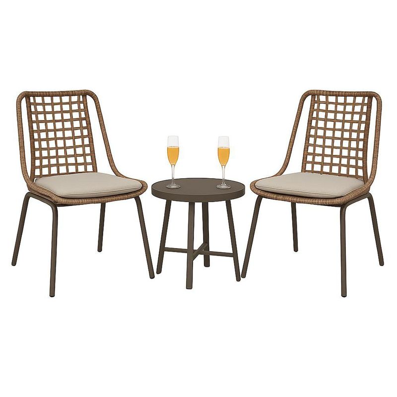 Set de 3 Mesa y Sillas Bistro Kathy Café