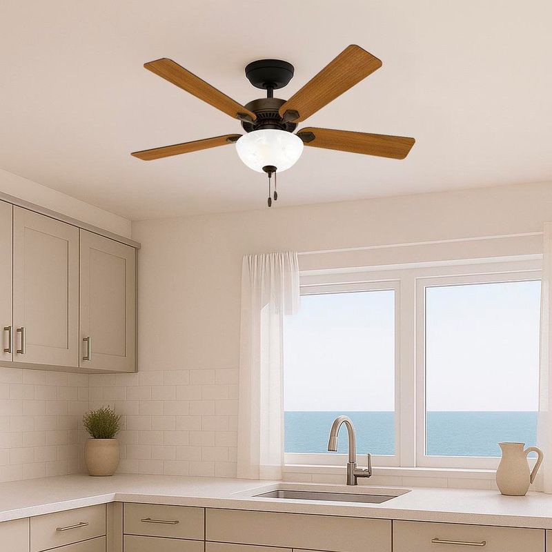 Ventilador de Techo Swanson Café 5 Aspas