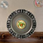Plato Base con Borde Gris