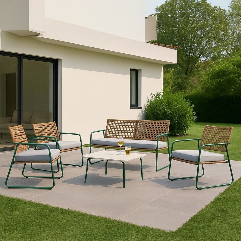 Set de 4 Piezas para Jardín Fido Verde