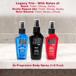 Kit Fragancias Black/Most/Really - Bodman