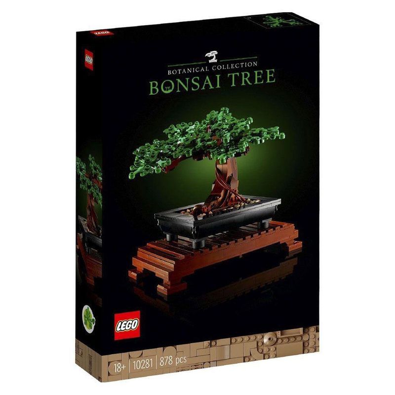 LEGO Icons Bonsái Árbol de La Colección Botanical 878 Piezas