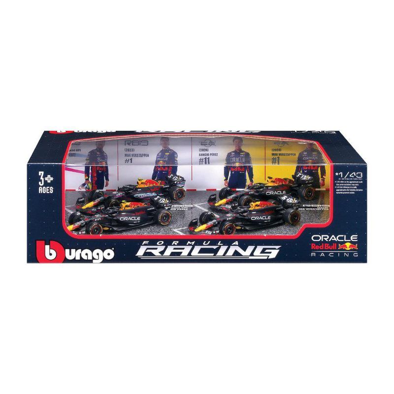 Set F1 Red Bull 4 Piezas A Escala 1:43
