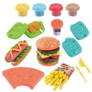 Set De Plasticina Hamburguesas