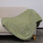 Throw Color Verde Olivo