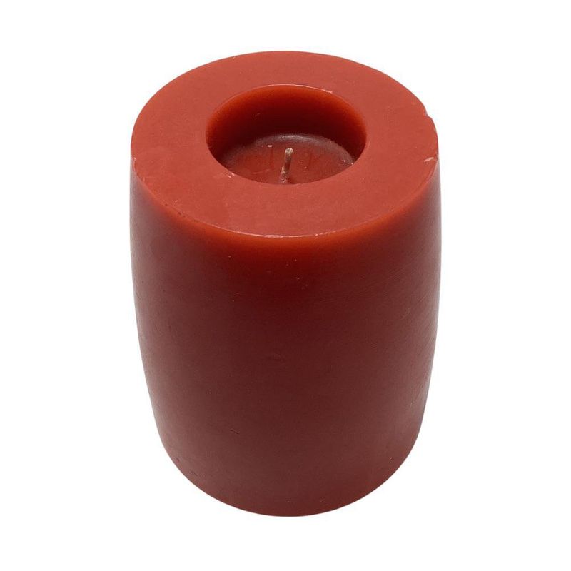 Vela Cilíndrica Roja Decorativa