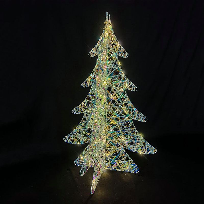 Árbol Plegable para Exterior con Luz