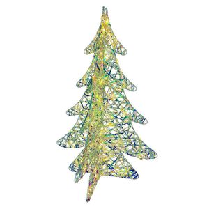 Árbol Plegable para Exterior con Luz