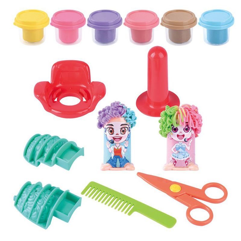 Set De Peluquería Con Plastilina