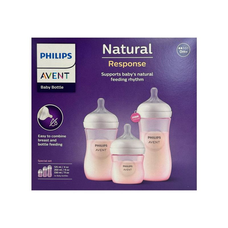 Set de 3 Biberones Natural Response 3.0