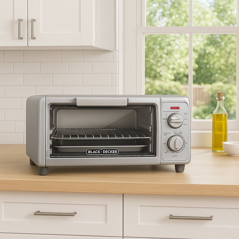 Horno Tostador 4 Porciones Acero Inoxidable