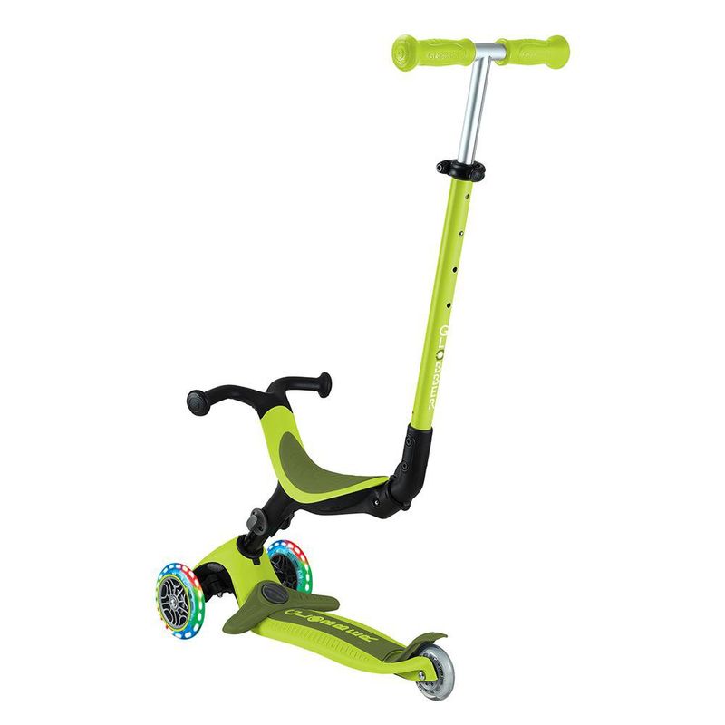 Scooter Plegable Con Luces Verde