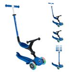 Scooter Plegable Con Luces Azul