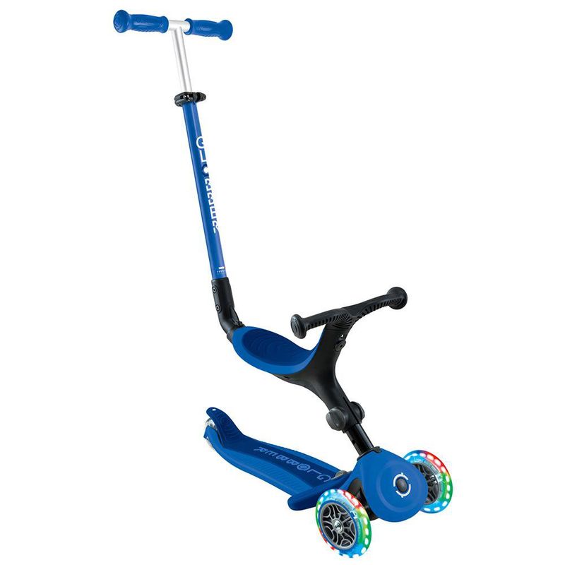 Scooter Plegable Con Luces Azul