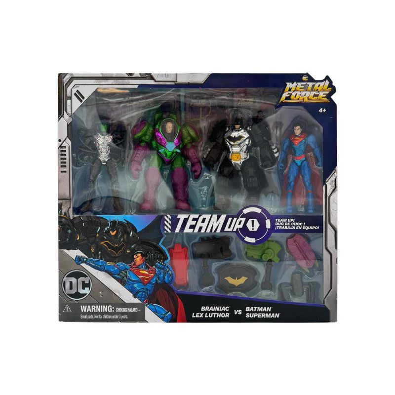 Set DC Metal Force Batalla Figuras