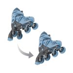 Patines en Línea 2-en-1 Talla Ajustable 30-33 Color Azul