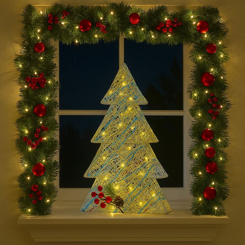 Árbol Parado con Luz LED