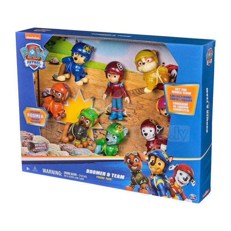 Set Figuras Paw Patrol Rescue Wheels