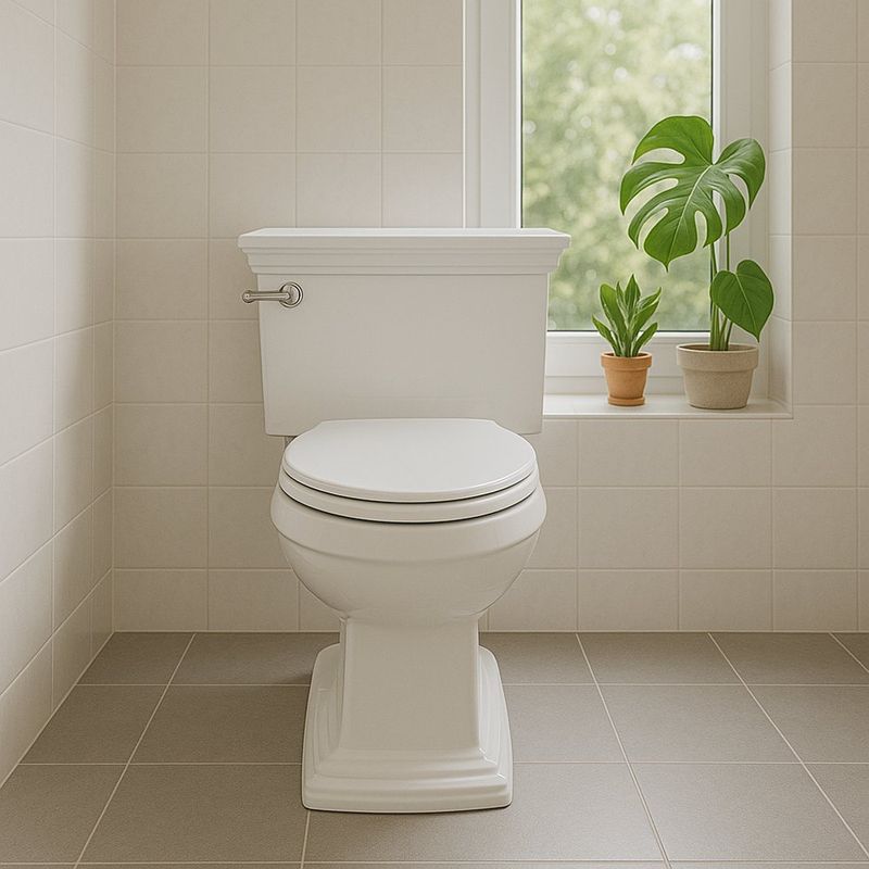 Sanitario de 2 Piezas Provence Clásico Elongado Color Blanco