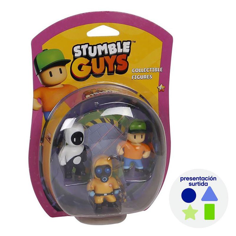 Pack 3 Figuras Stumble Guys S2 5.5 Cm