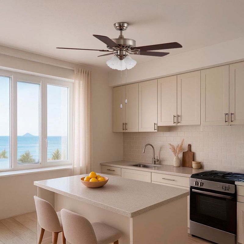 Ventilador de Techo Color Madera