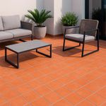 Baldosa Doble de Barro 5x25x25 Cm