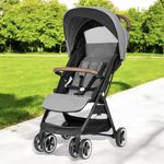 Cochecito Gold Otto Moonstone Gris