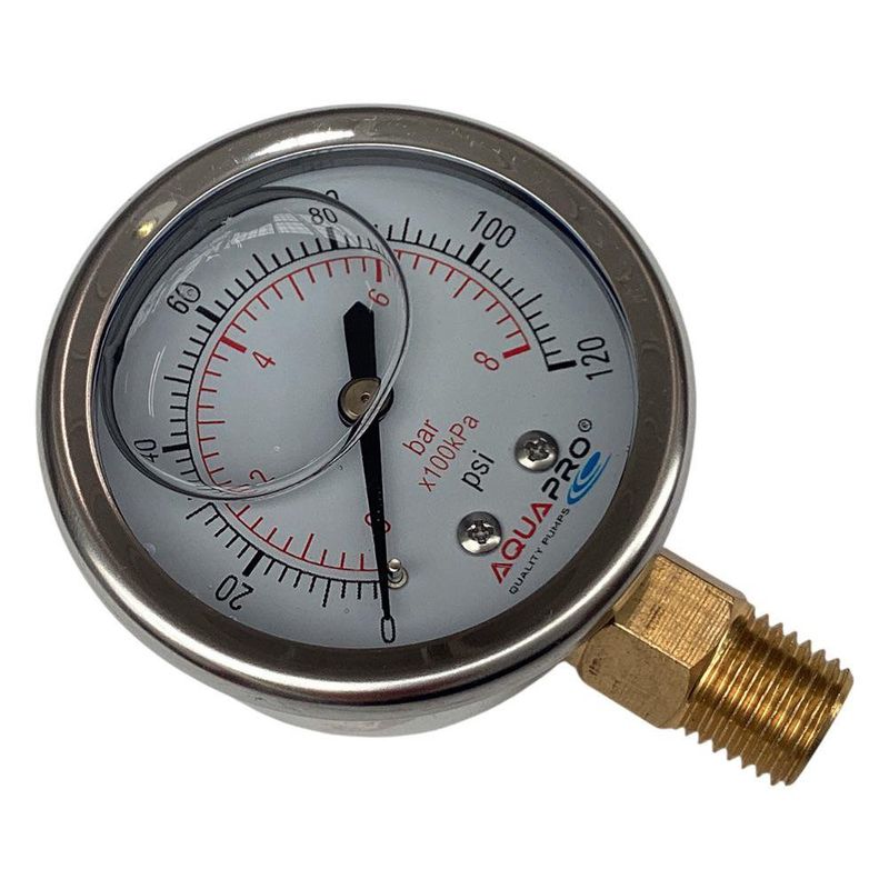 Manómetro Amortiguador 0 a 100 Psi
