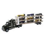 Camión Transportador de Vehículos de 60 Cm con 9 Autos