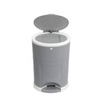 Basurero para Pañales con Pedal 16 L Gris