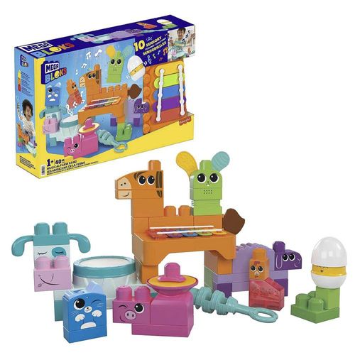 Mega Blocks Sensorial Granja Musical