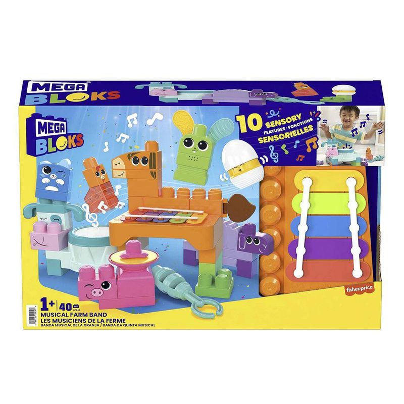 Mega Blocks Sensorial Granja Musical