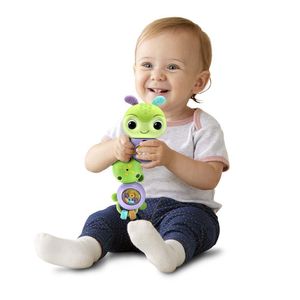 Sonajero Interactivo con Forma de Oruga Verde