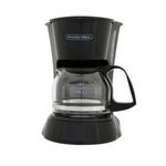 Cafetera 4 Tazas Negra con Jarra de Vidrio