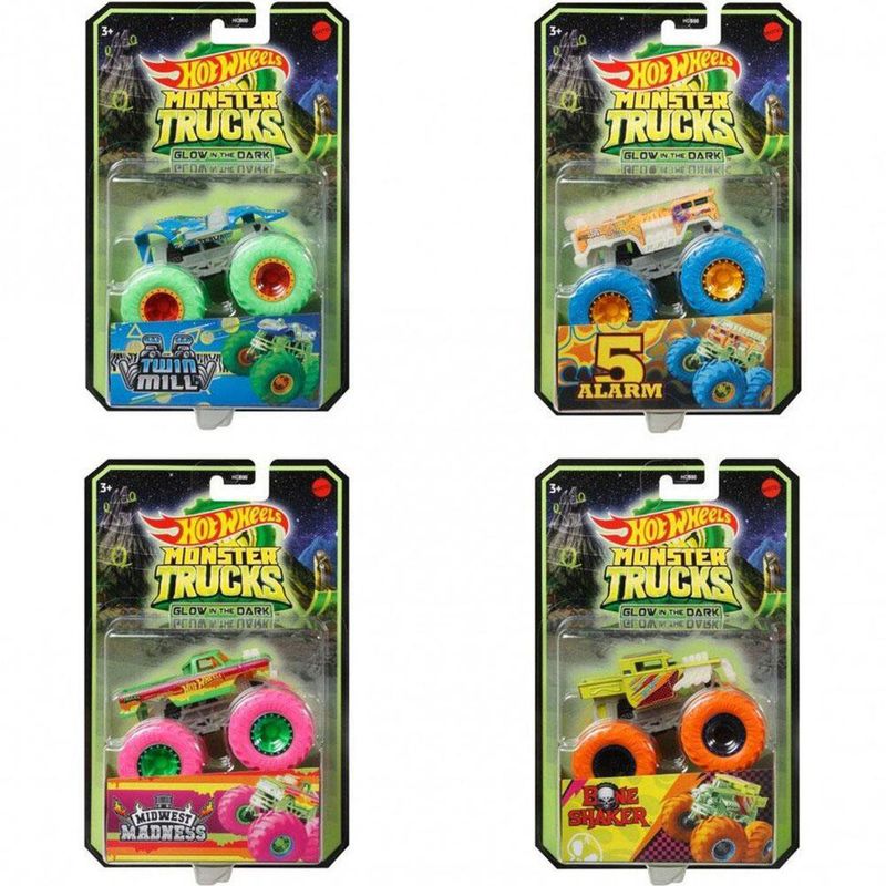 Camión Monster Truck de 1:64 con Efecto Luminoso