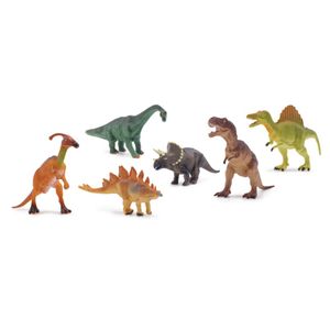 Set de 3 Dinosaurios con Vehículos