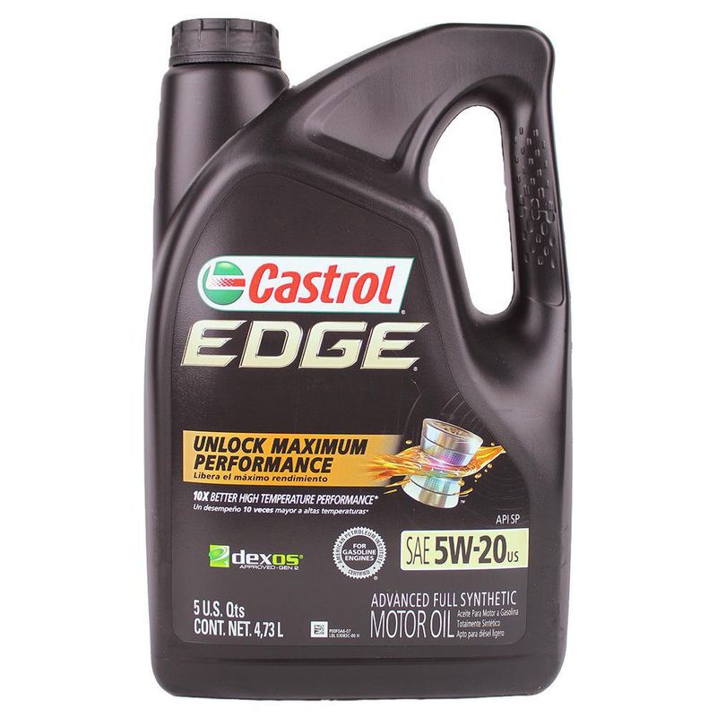 Aceite Para Auto 5W20 5 Qt Edge - Castrol