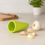 Pelador de Ajo de Silicón Verde