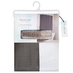 Set de Cortina para Baño con Liner y Ganchos Gris Oscuro 14 Pzas