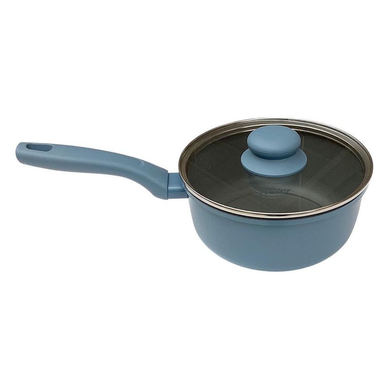 Batería de 5 Piezas para Cocina Antiadherente Azul