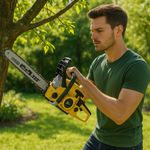 Motosierra a Gasolina 45 CC con Barra de 20 Plg